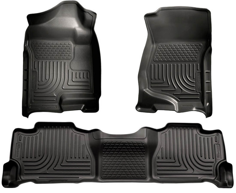 HUSKY LINERS 07-14 Tahoe Floor Liners Black 98251