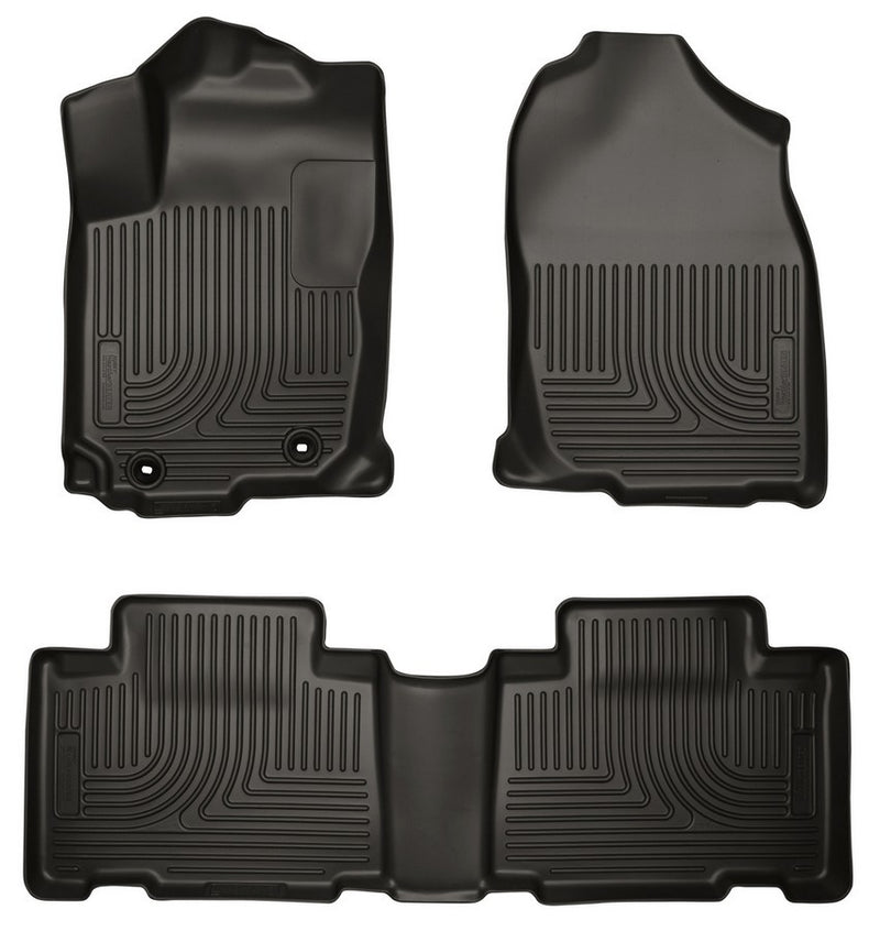 HUSKY LINERS Front & 2nd Seat Floor L iner Weatherbeater 98971