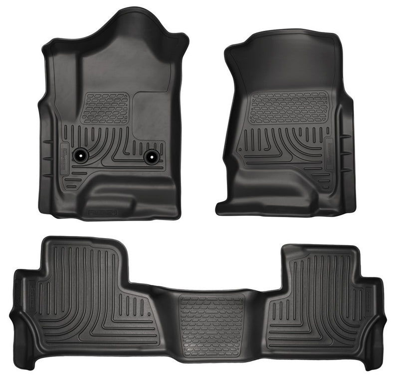 HUSKY LINERS 15- Tahoe Floor Liners Black 99201