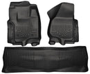 HUSKY LINERS Front & 2nd Seat Floor Liners Black 99711