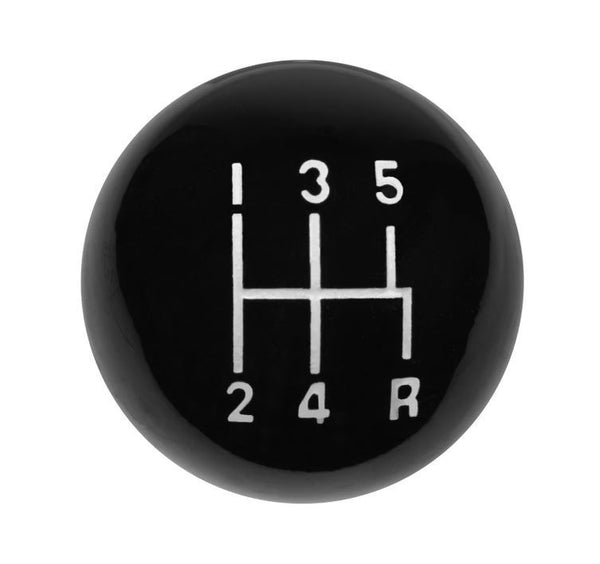 HURST Shift Knob - w/5-Speed Pattern - Black 1630125