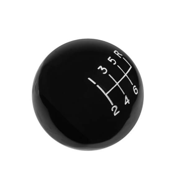 HURST Classic 6-Speed Shift Knob Black (3/8-16) 1630140