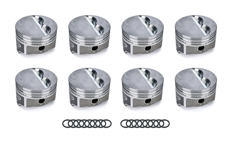ICON PISTONS SBC Forged F/T Piston Set 4.030 Bore -4.90cc IC792.030