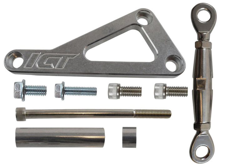 ICT BILLET SBC Billet Alternator Br acket for Long Water Pum 551411