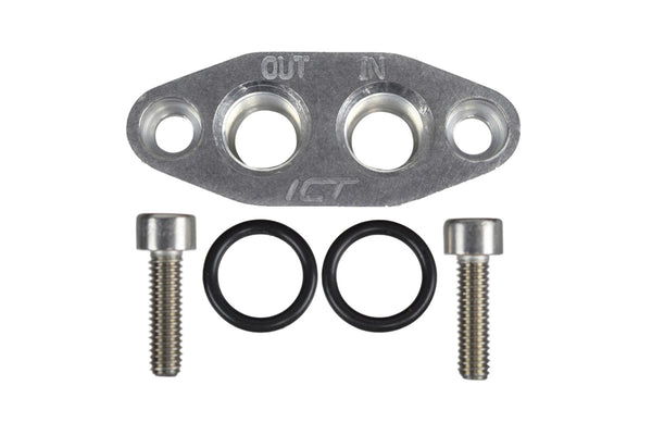 ICT BILLET Oil Cooler Adapter -6AN ORB Oring In/Out 551600