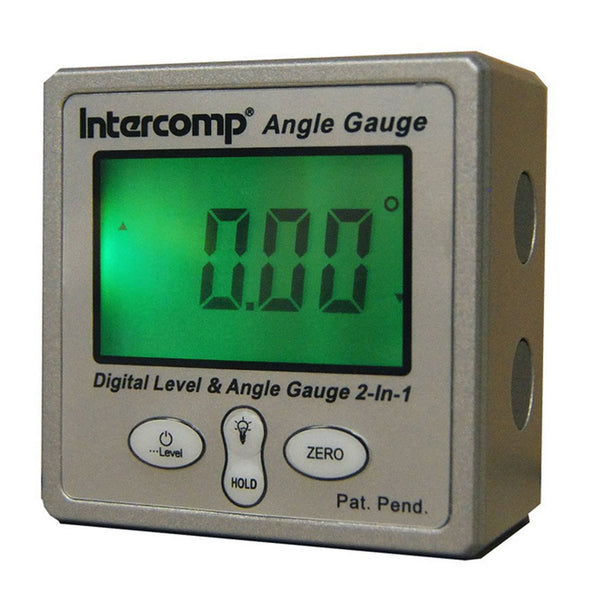 INTERCOMP Digital Angle Gauge w/Magnetic Base 102144