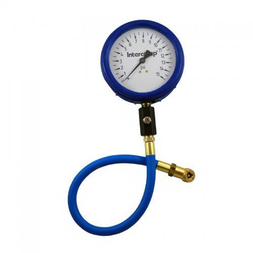 INTERCOMP Air Gauge 15 x 1/2 psi 4in Glow Dial 360058