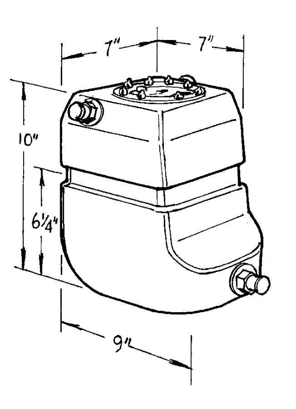 JAZ 2-Gallon Pro Drag Fuel Cell 220-002-01