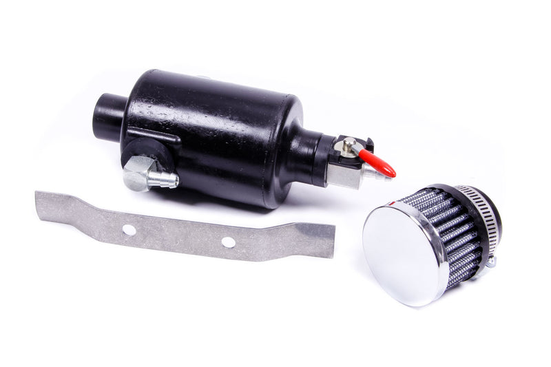 JAZ Black Mini Breather Tank w/1/4in Fittings 605-325-01