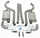 JBA PERFORMANCE EXHAUST Exhaust System w/Turndws - 67-70 Mustang 40-2650