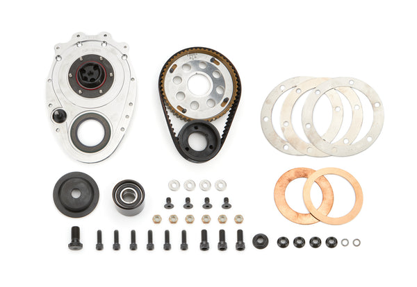JESEL SBC Belt Drive Kit w/391 Rasied Cam & BBC Snout KBD-31550