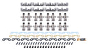 JESEL Pro Shaft Rocker Kit SBF 1.60/1.60 AFR KPS-310116-6060