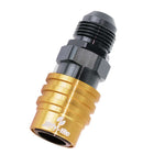 JIFFY-TITE Q/R #3 Male Str to #3 Socket Valved Gold/Black 21403