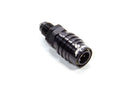 JIFFY-TITE Q/R #4 Male Str to #4 Socket Valved Black 21404J