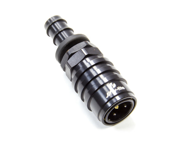 JIFFY-TITE Q/R #10 Male Push Lock to #10 Socket Valved Blk 51510PJ