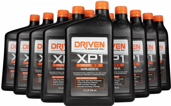 DRIVEN RACING OIL XP1 5w20 Synthetic Oil Case 12 x 1 Quart 00006-12