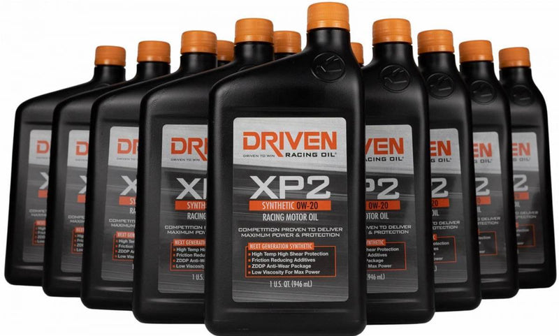 DRIVEN RACING OIL XP2 0w20 Synthetic Oil Case 12 x 1 Quart 00206-12
