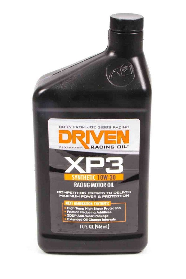 DRIVEN RACING OIL XP3 10w30 Synthetic Oil 1 Qt Bottle 306