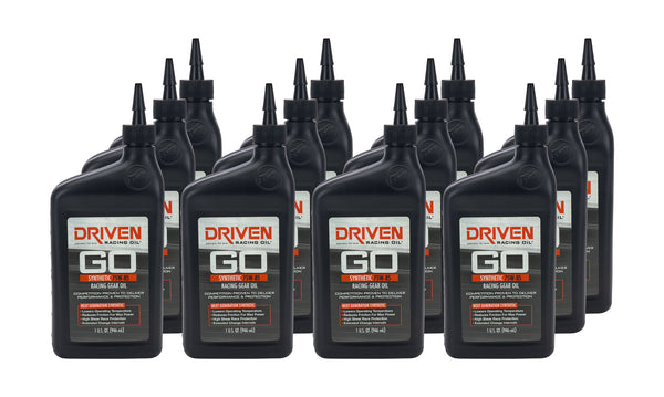 DRIVEN RACING OIL 75w85 Synthetic Gear Oil Case 12 x 1 Quart 00830-12