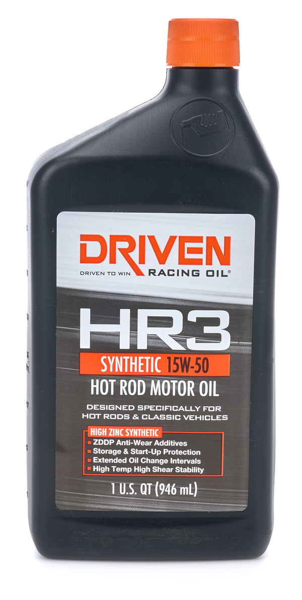 DRIVEN RACING OIL HR3 15w50 Synthetic Oil 1 Qt Bottle 1606