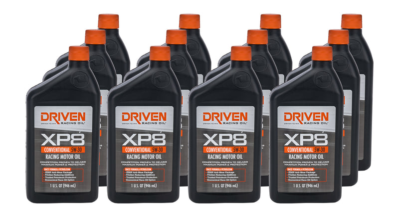 DRIVEN RACING OIL XP8 5w30 Conventional Oil Case 12 x 1 Quart 01906-12