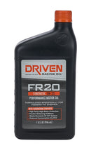 DRIVEN RACING OIL FR20 5w20 Synthetic Oil 1 Qt Bottle 3006