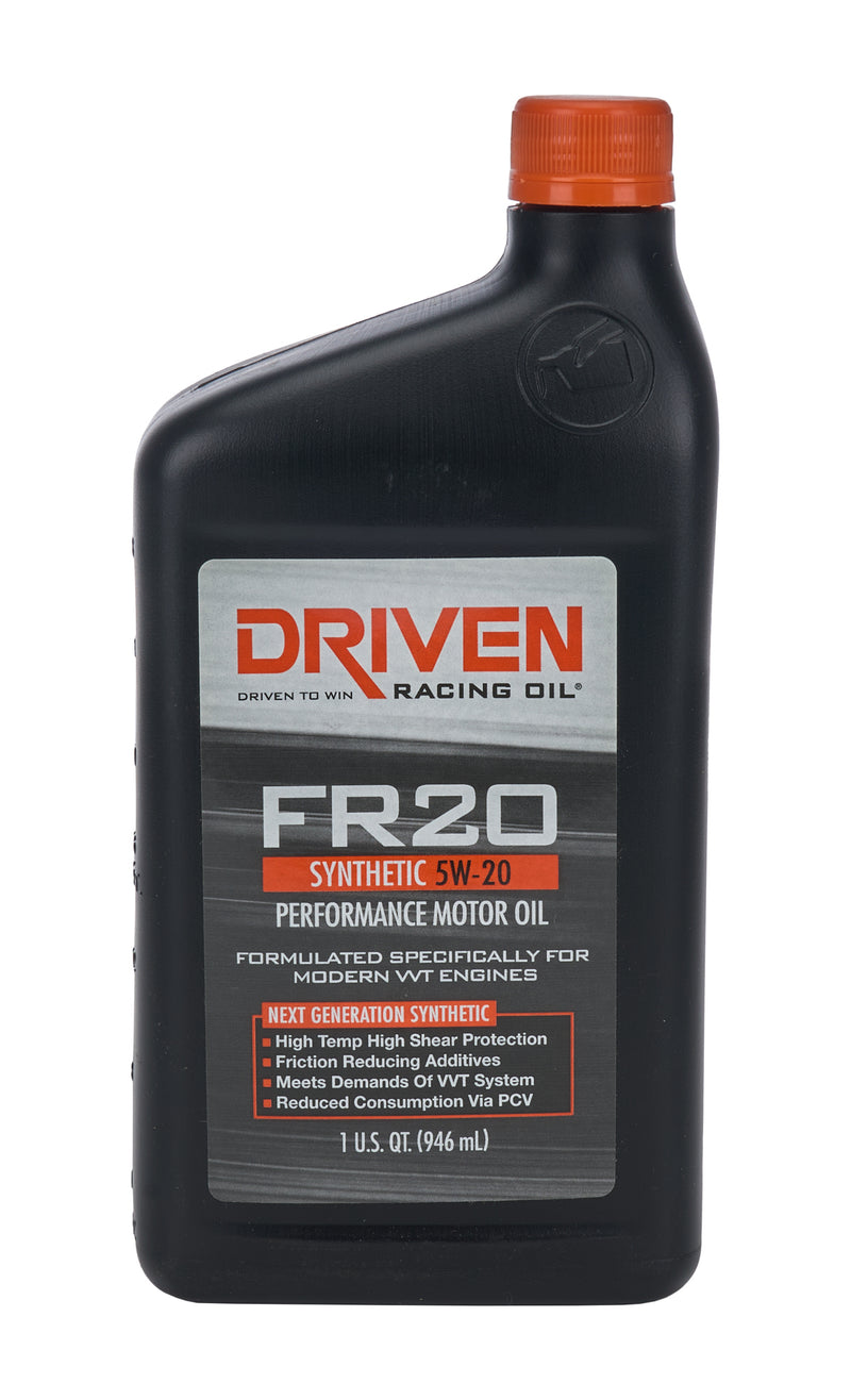 DRIVEN RACING OIL FR20 5w20 Synthetic Oil 1 Qt Bottle 3006