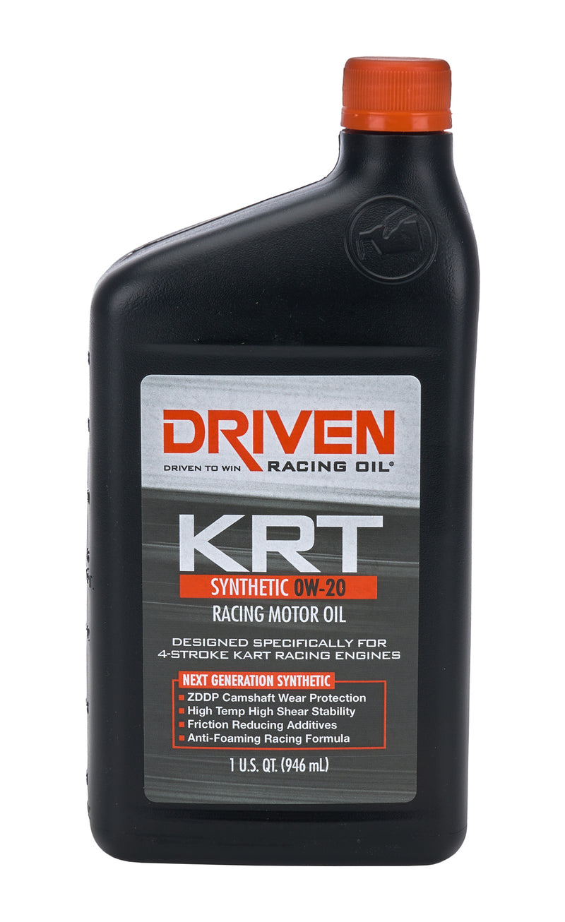 DRIVEN RACING OIL KRT 0w20 Karting Oil 4 Stroke 1 Qt Bottle 3406