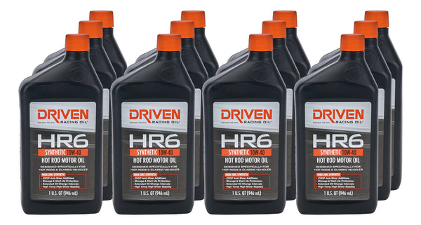 DRIVEN RACING OIL HR6 10w40 Synthetic Oil Case 12 x 1 Quart 03906-12