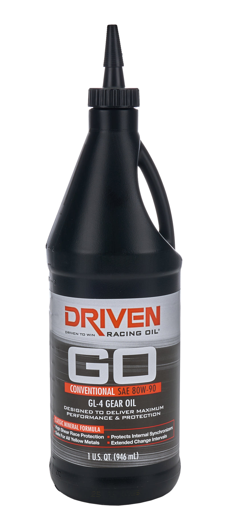 DRIVEN RACING OIL GL-4 Conventional 80w90 Gear Oil Quart 4530