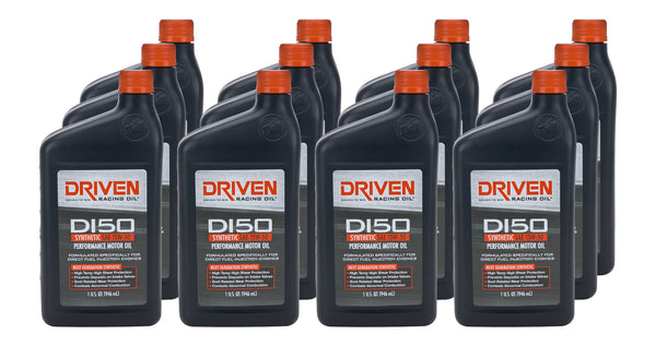DRIVEN RACING OIL DI50 15w50 Synthetic Oil Case 12 x 1 Quart 18506-12