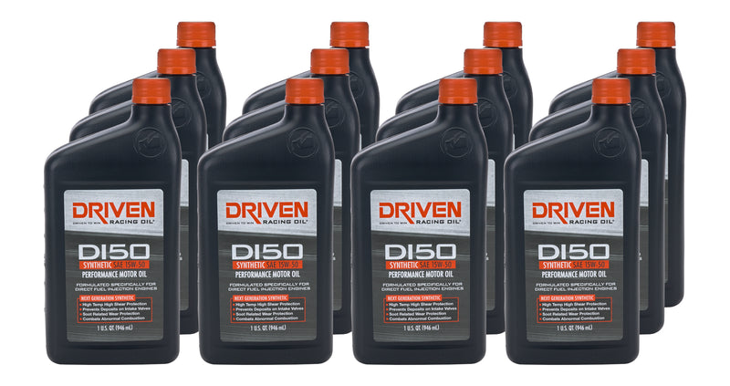 DRIVEN RACING OIL DI50 15w50 Synthetic Oil Case 12 x 1 Quart 18506-12