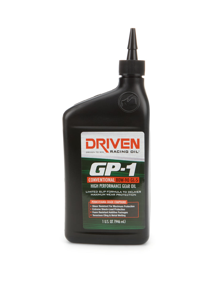 DRIVEN RACING OIL GP-1 Conventional 80W90 GL5 Gear Oil 1 Quart 19890