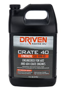 DRIVEN RACING OIL Crate 40 10w40 Synthetic Oil 1 Gallon 22408