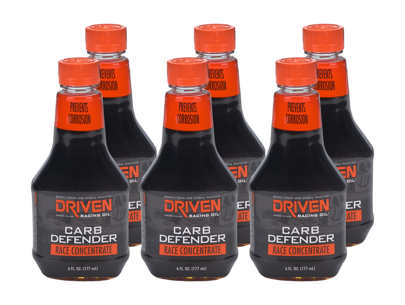 DRIVEN RACING OIL Carb Defender - Race Con centrate Case 6 x 6 oz. 70044-6
