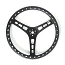 JOES RACING PRODUCTS 15in LW Steering Wheel Alum Dished Black 13515-B