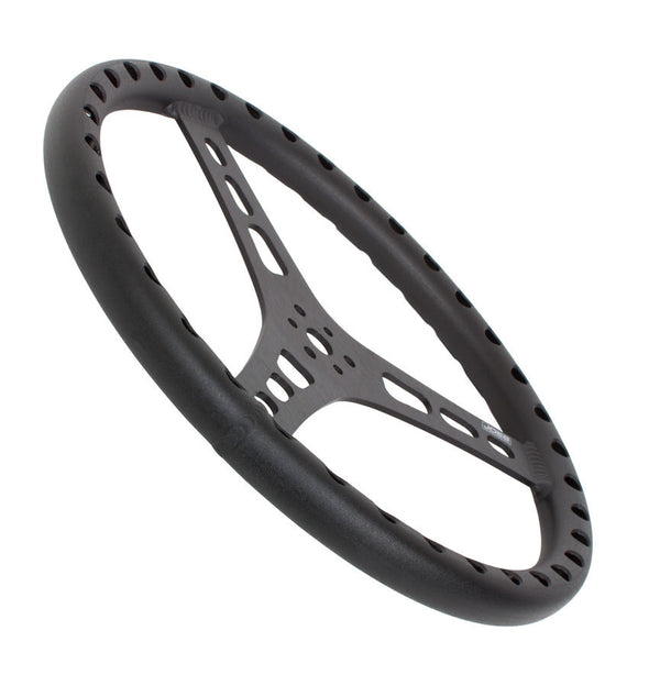 JOES RACING PRODUCTS 15in LW Flat Steering Wheel Black 13535-B