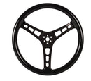 JOES RACING PRODUCTS Steering Wheel 15in Flat Rubber Coated w/ Black 13535-CB