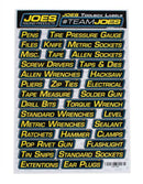JOES RACING PRODUCTS Labels Toolbox 17500