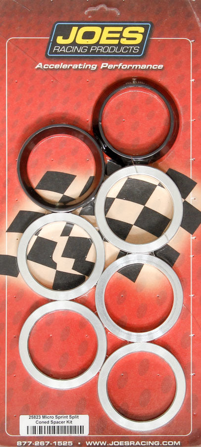 JOES RACING PRODUCTS Coned Axle Spacer Kit For Mini Sprint 25823