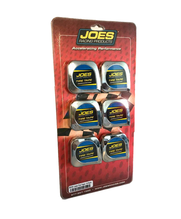 JOES RACING PRODUCTS Tire Tape Measure 6pk 1/4in Wide 32151