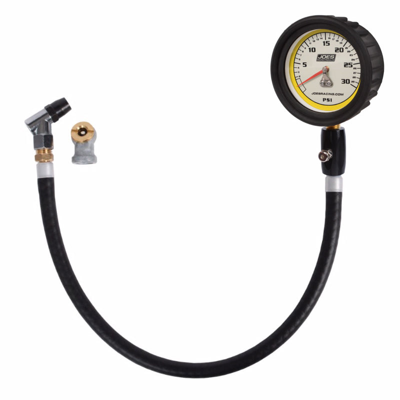 JOES RACING PRODUCTS Tire Pressure Gauge 0-30psi Pro w/HiFlo Hold 32326