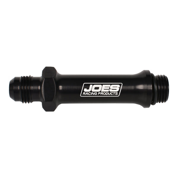 JOES RACING PRODUCTS Port Fitting -6an Extended Black 42050-B