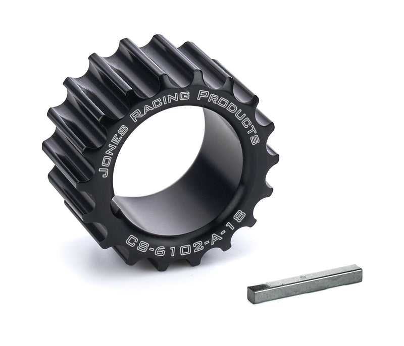 JONES RACING PRODUCTS HTD Crankshaft Pulley 18 Tooth 1-1/8iID 1/8in Key CS-6102-A-18