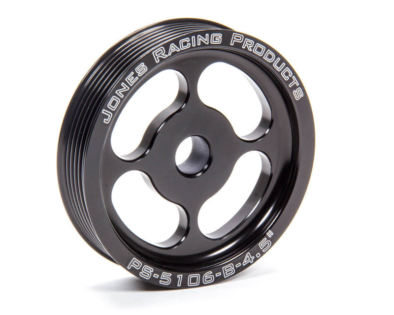 JONES RACING PRODUCTS Pulley 4.500 6 Groove Serpentine PS-5106-B-4.500