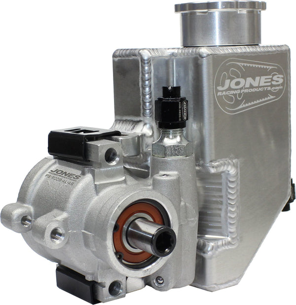 JONES RACING PRODUCTS Alum Mini P/S Pump with Alum Reservoir PS-9008-AL-AR