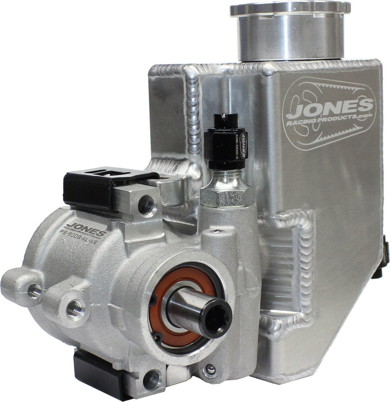 JONES RACING PRODUCTS Alum Mini P/S Pump with Alum Reservoir PS-9008-AL-AR
