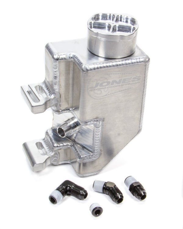 JONES RACING PRODUCTS P/S Reservoir L/W Alum w/Aux Bung & Billet Cap PS-9008-AR3