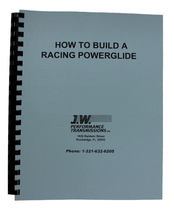 J-W PERFORMANCE How To Build Racing P/G Trans Book 92077