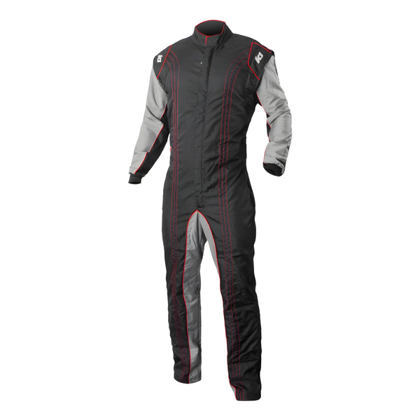 K1 RACEGEAR Suit Karting GK2 Adult Large Black/Red 10-GK2-R-L